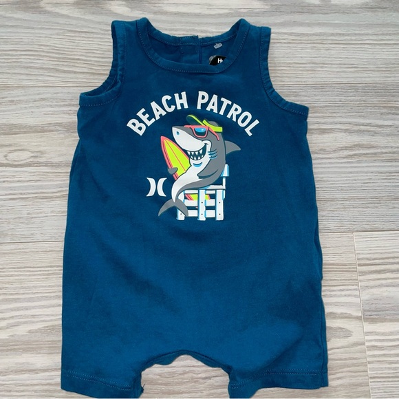 ⭐Hurley Baby Boy Summer Romper 3M⭐ - Picture 1 of 3